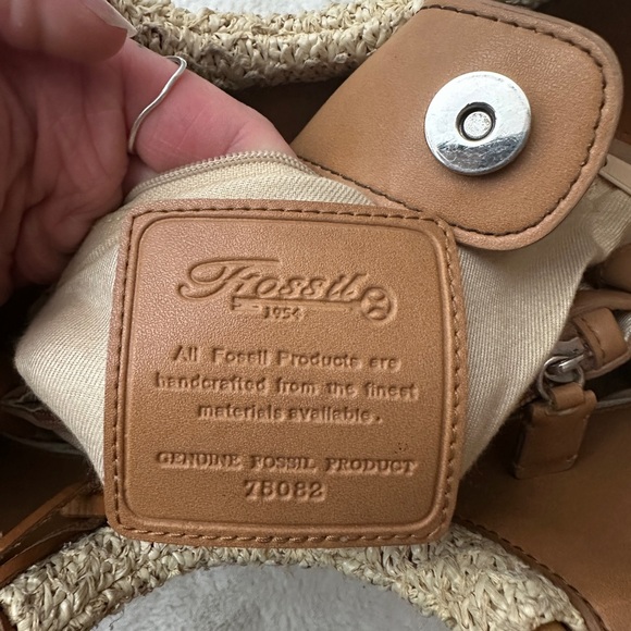 Fossil straw purse - Picture 3 of 8